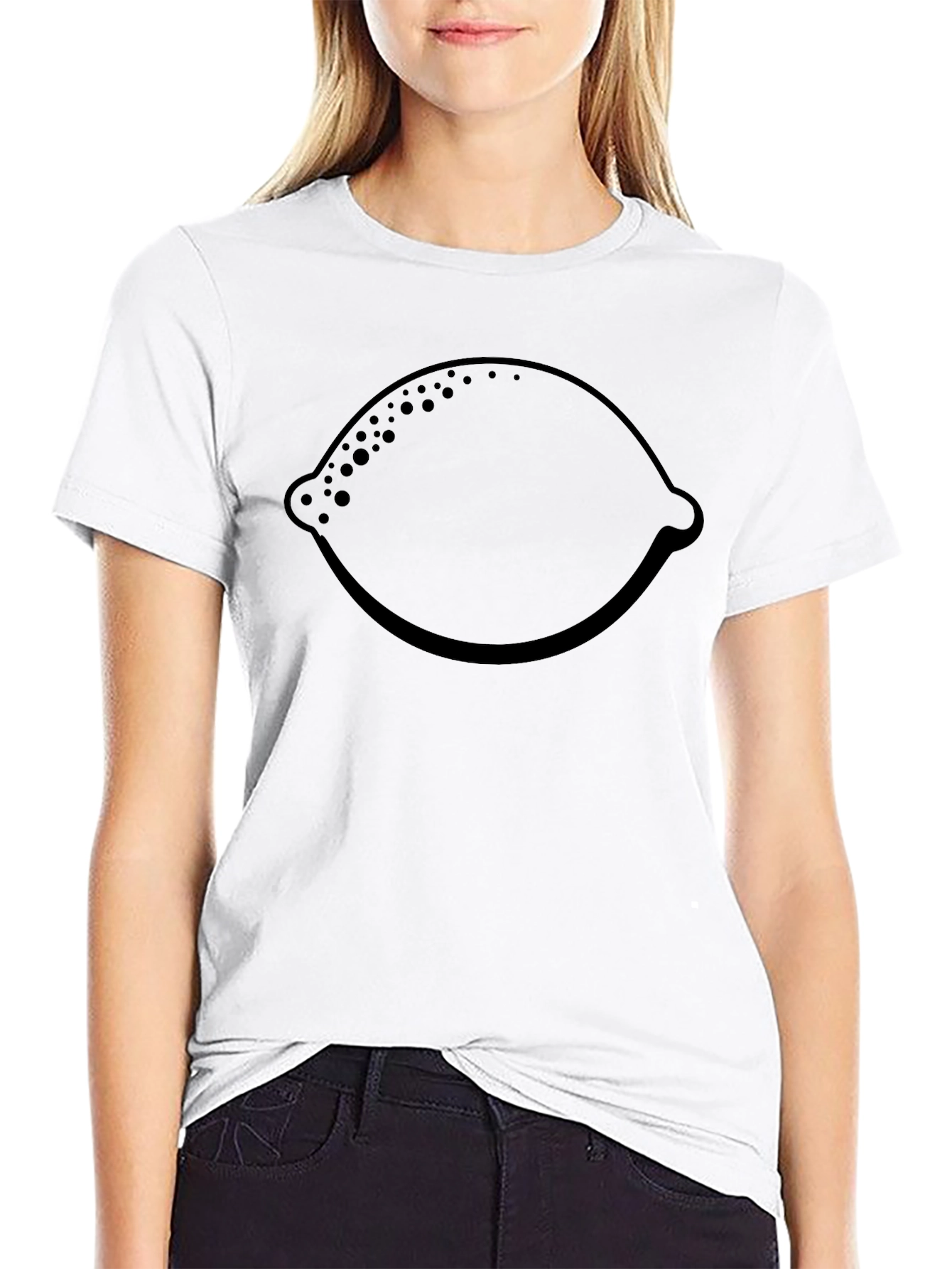 Black Lemon Graphic Tee - Casual Style