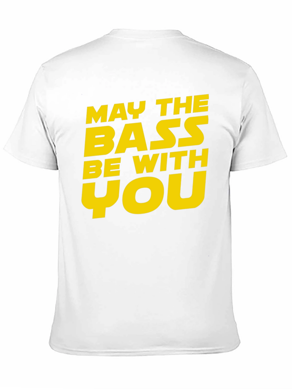 May The Bass Be With You Black T-Shirt