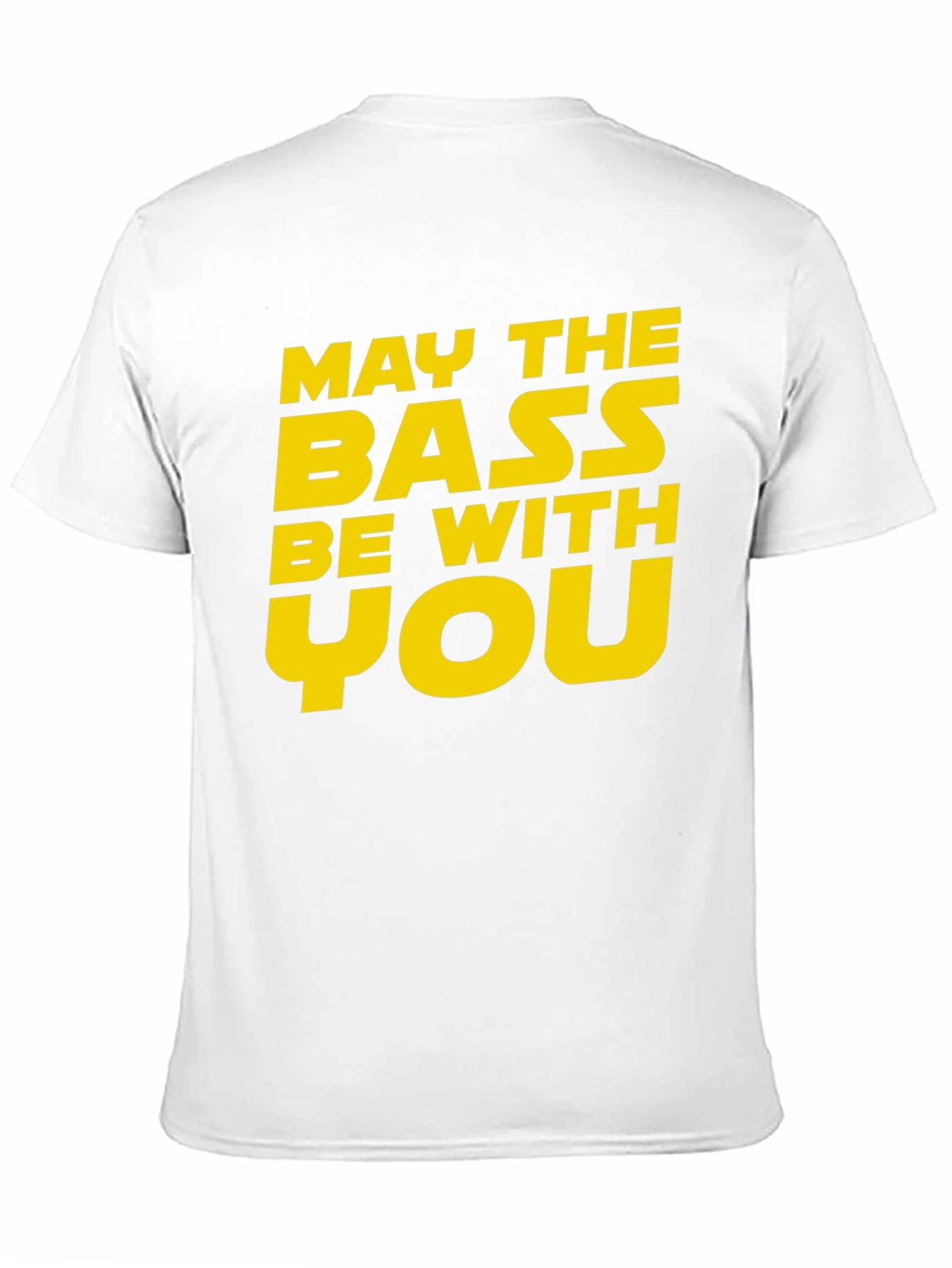 May The Bass Be With You Black T-Shirt