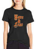Love & Fear Graphic Tee - Black