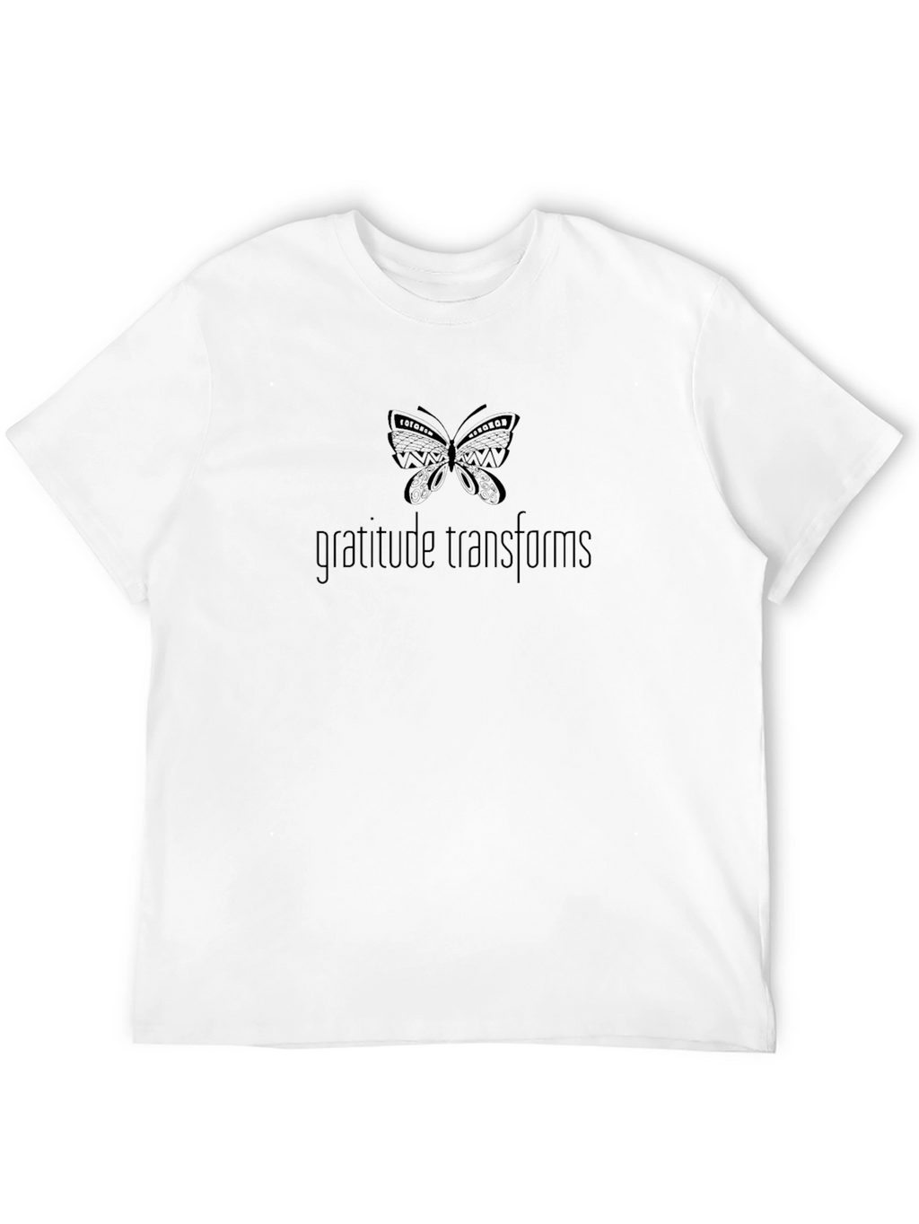 Gratitude Transforms Black T-Shirt