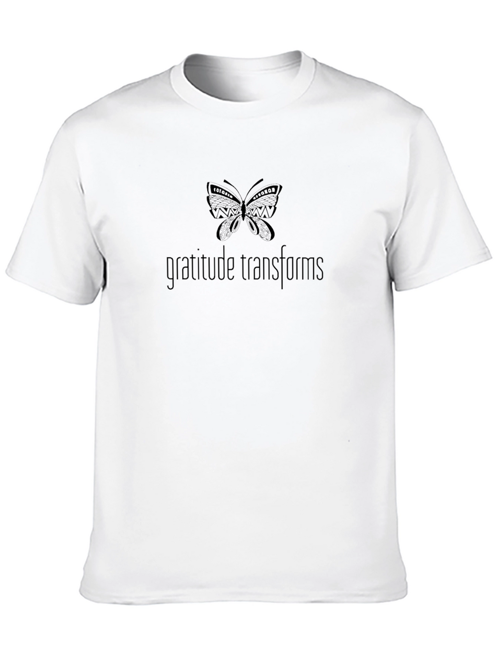 Gratitude Transforms Black T-Shirt
