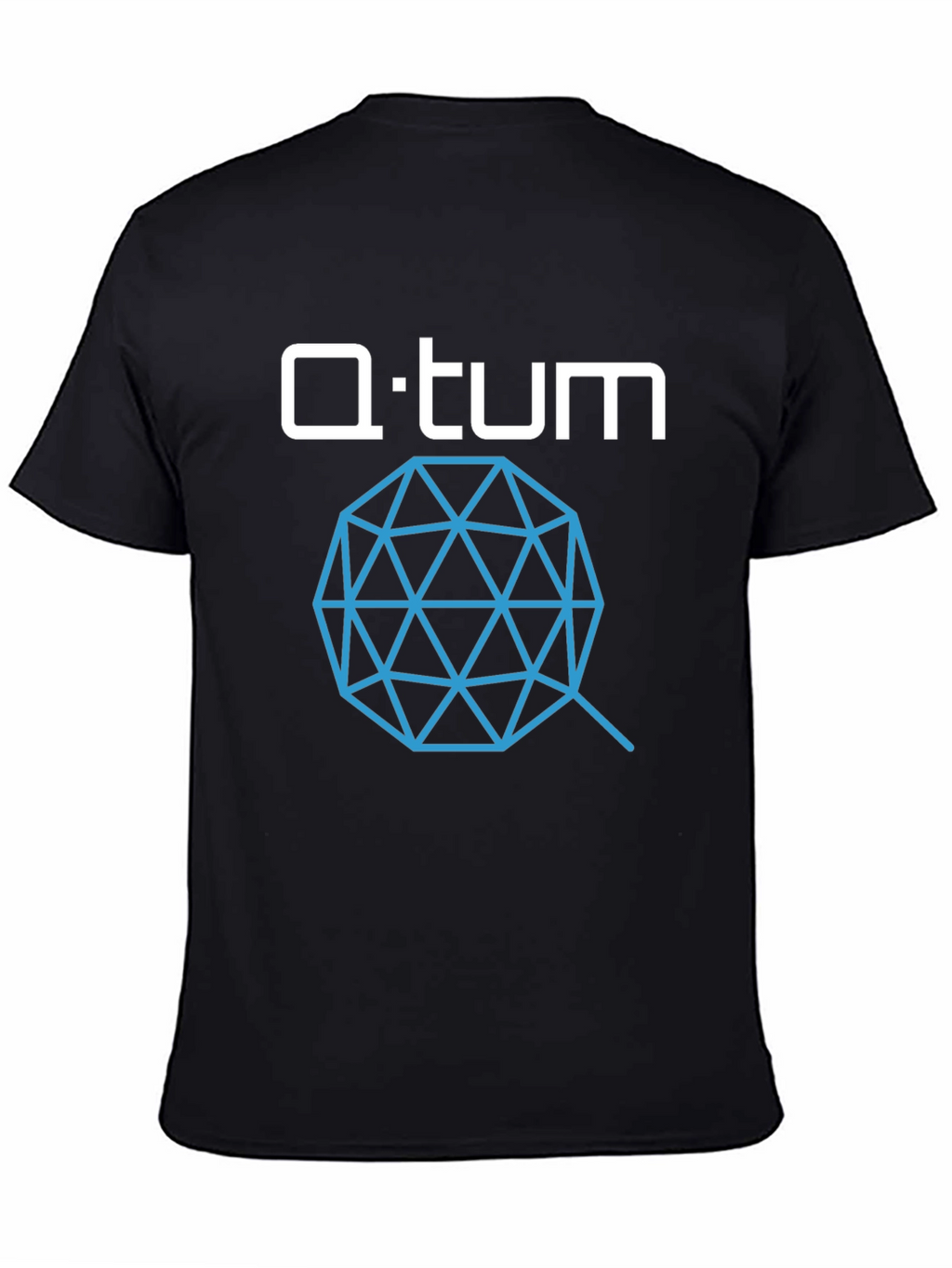 Qtum Cryptocurrency T-Shirt - Black Crypto Tee