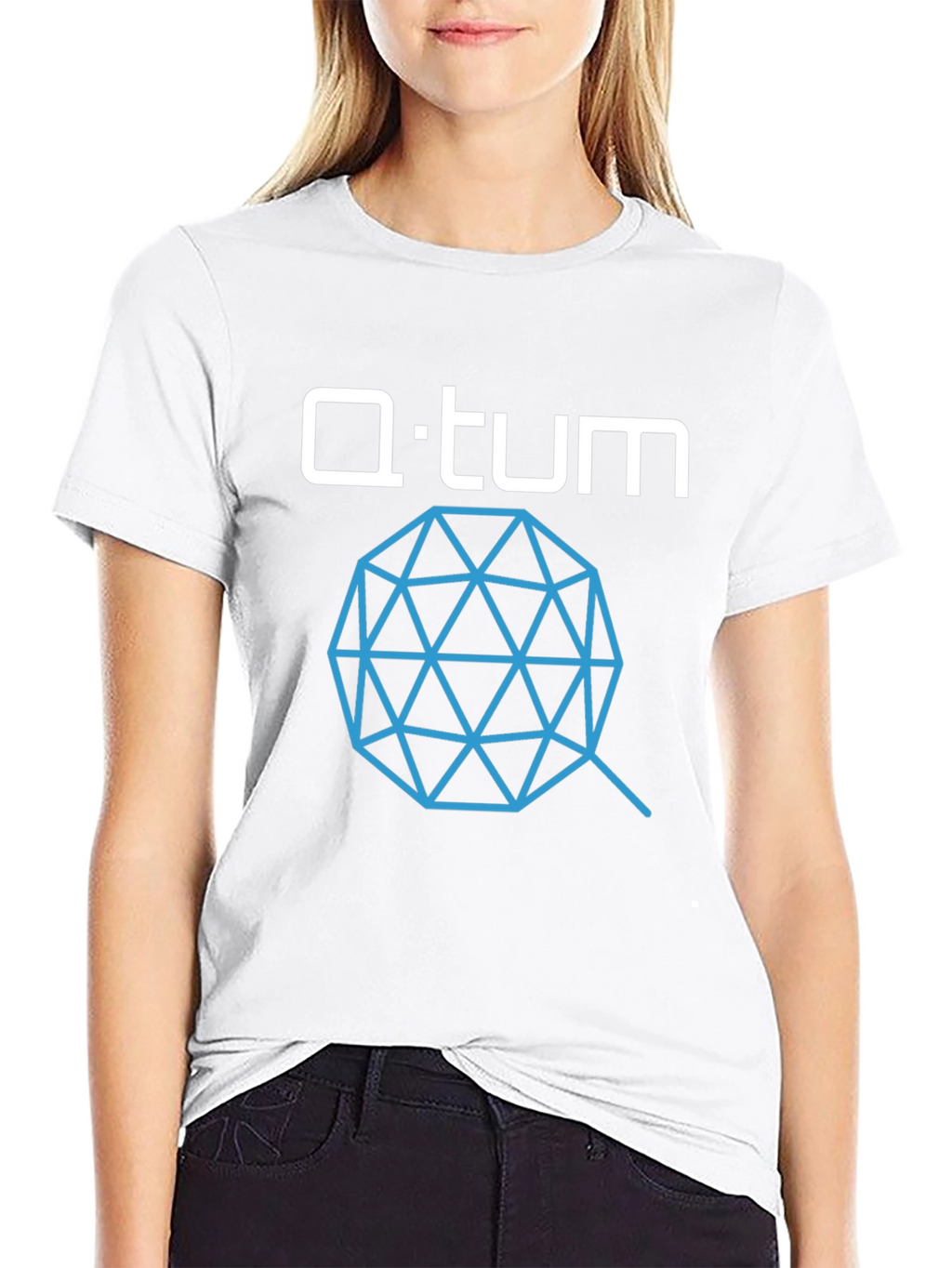 Qtum Cryptocurrency T-Shirt - Black Crypto Tee