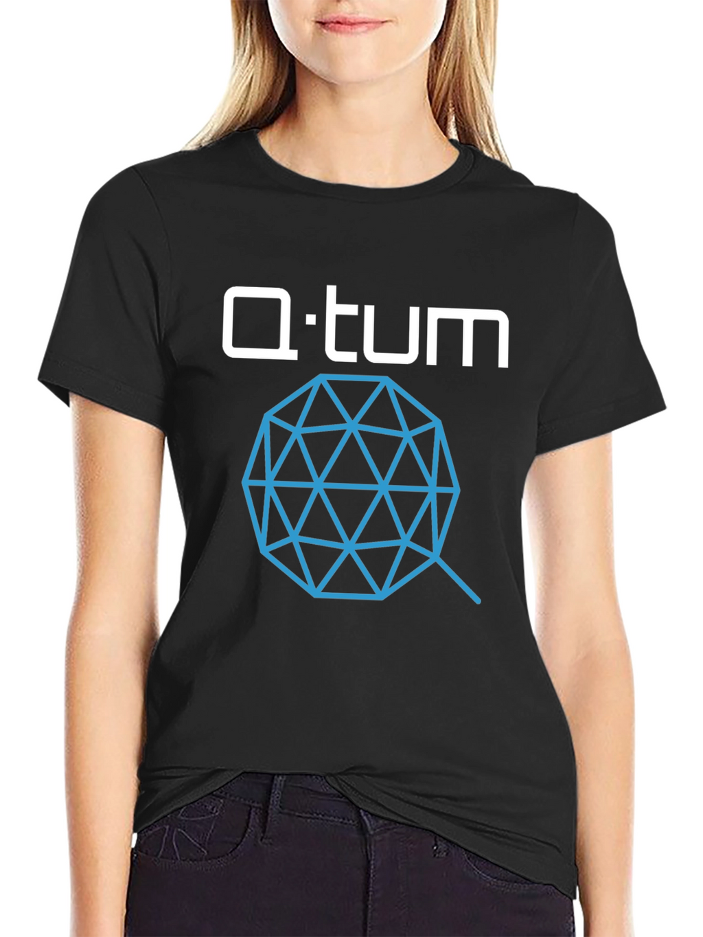Qtum Cryptocurrency T-Shirt - Black Crypto Tee