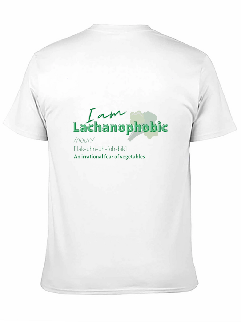 Lachanophobic T-Shirt - Fear of Vegetables Tee