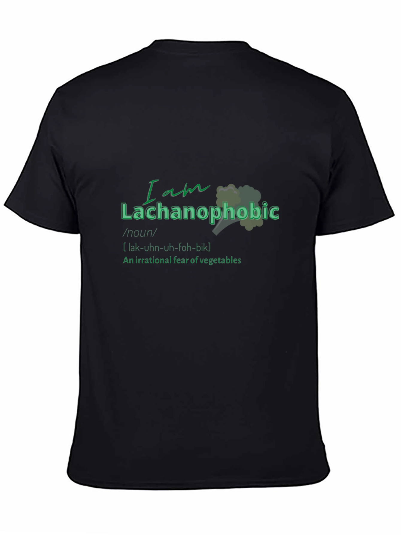 Lachanophobic T-Shirt - Fear of Vegetables Tee