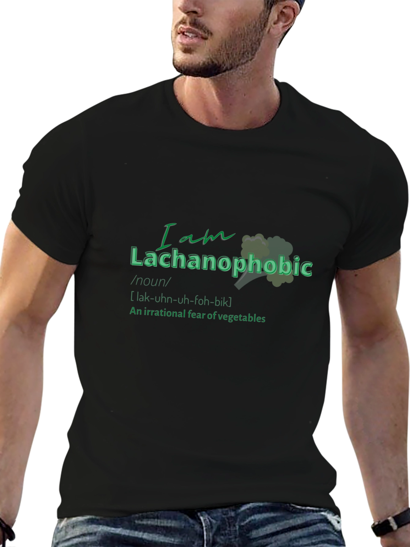 Lachanophobic T-Shirt - Fear of Vegetables Tee