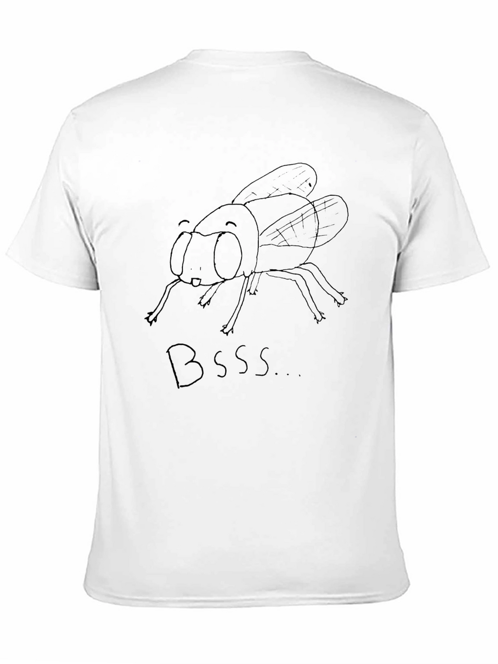 Black Fly Graphic Tee - Bsss...