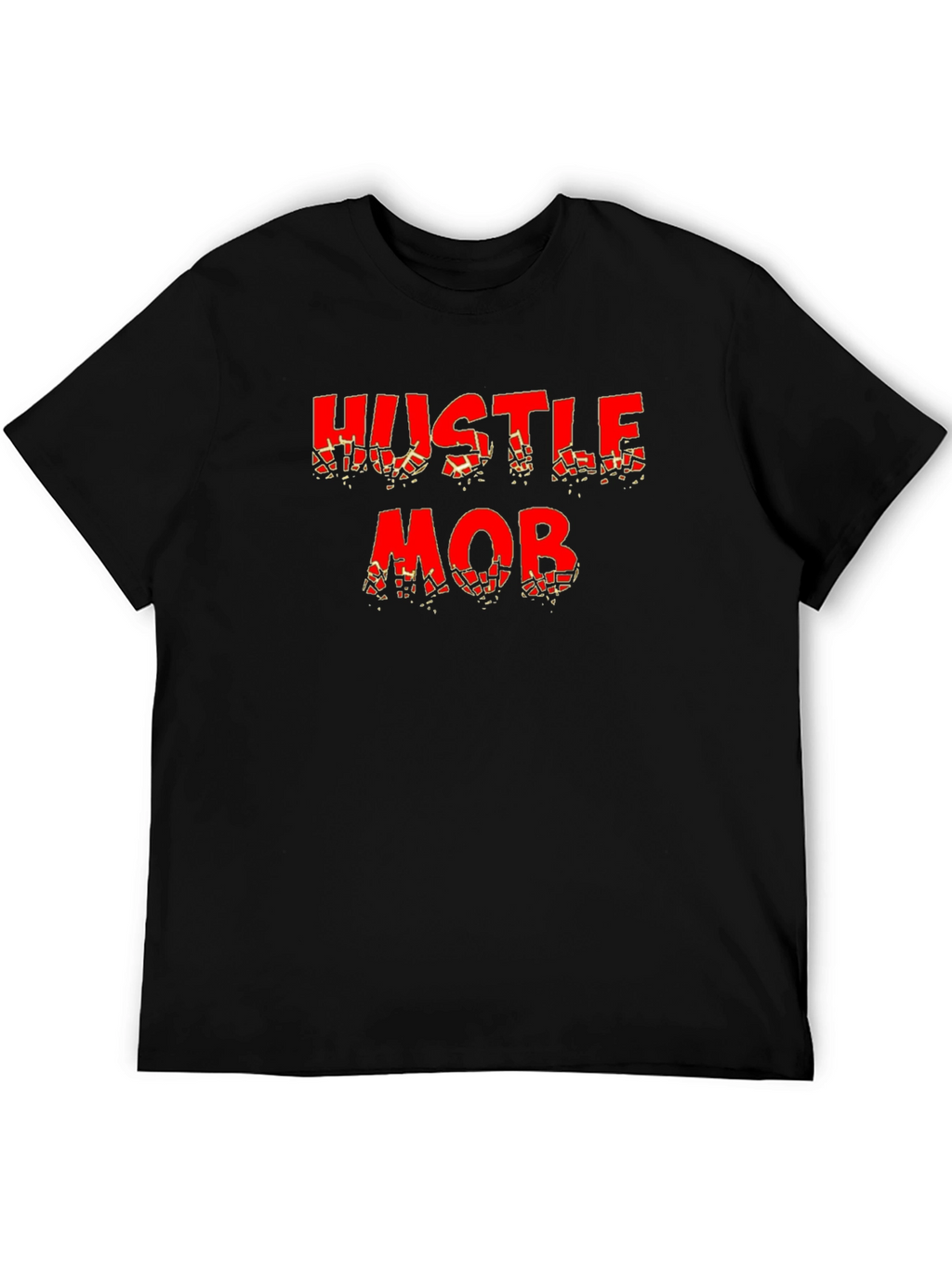 Hustle Mob T-Shirt - Black Graphic Tee