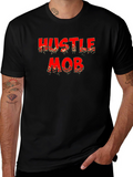 Hustle Mob T-Shirt - Black Graphic Tee