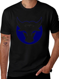 Bull Logo Tee - Mens Black Graphic T-Shirt