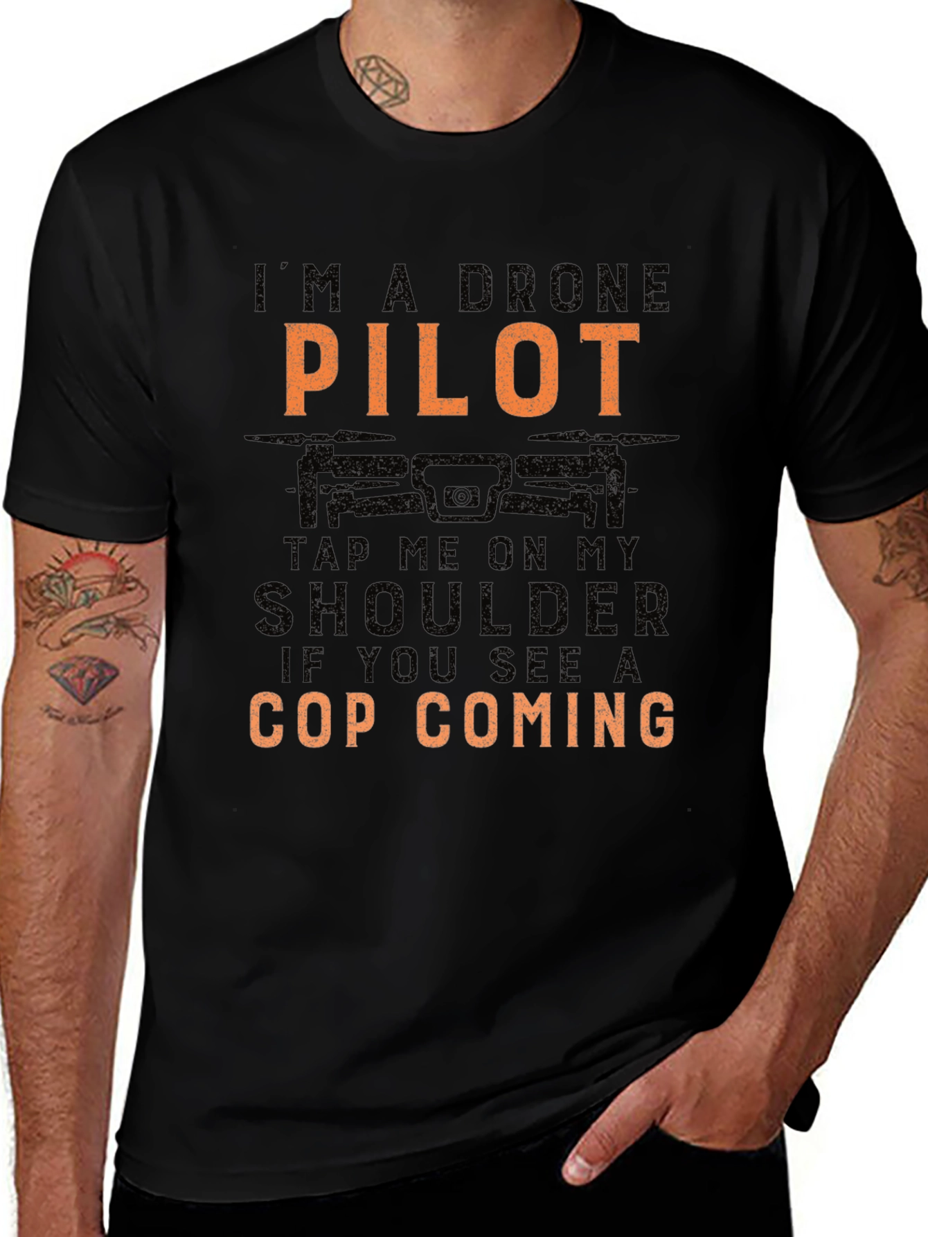 Drone Pilot T-Shirt - Funny Design for Drone Enthusiasts