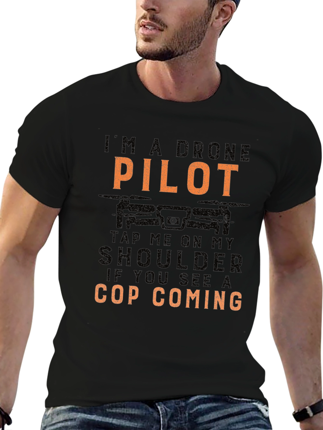 Drone Pilot T-Shirt - Funny Design for Drone Enthusiasts
