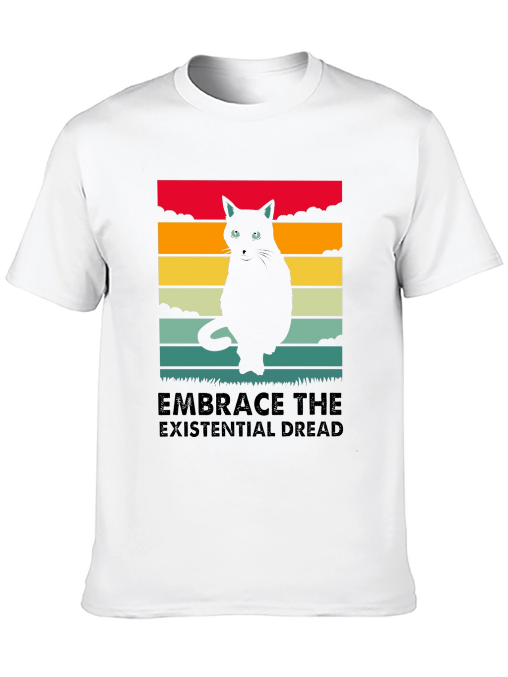Embrace the Existential Dread Cat T-Shirt