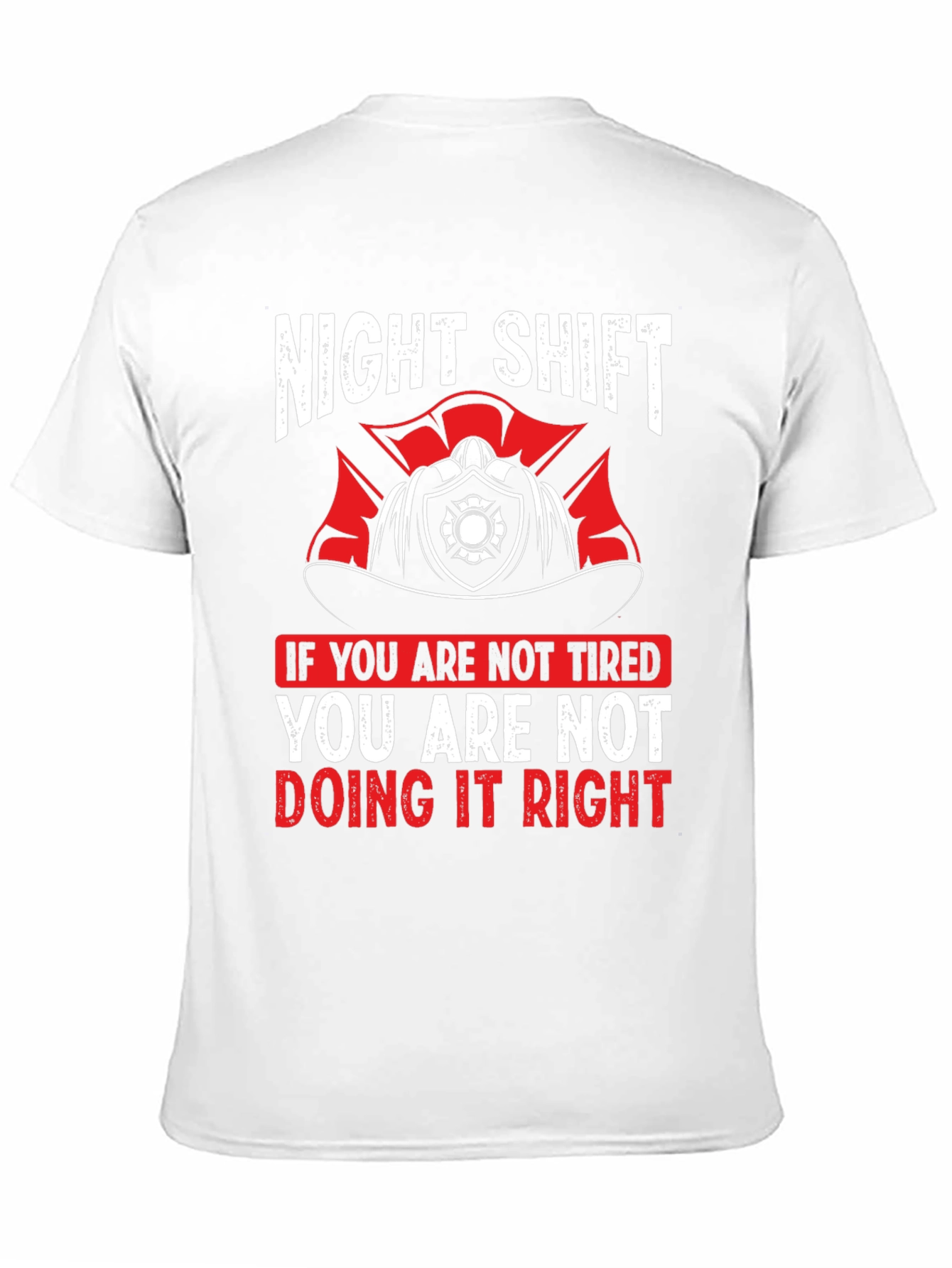 Night Shift Firefighter Graphic T-Shirt