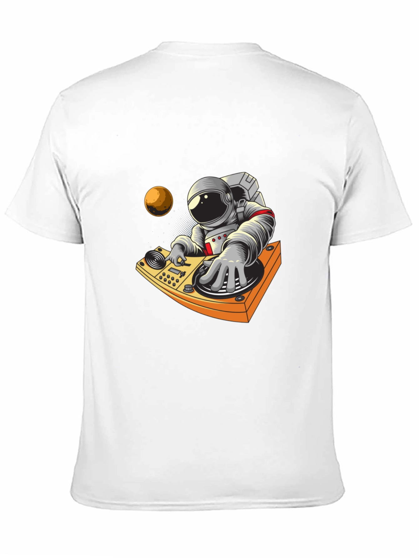 Astronaut DJ Graphic Tee - Space Music Vibes