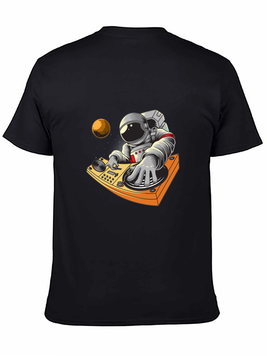 Astronaut DJ Graphic Tee - Space Music Vibes
