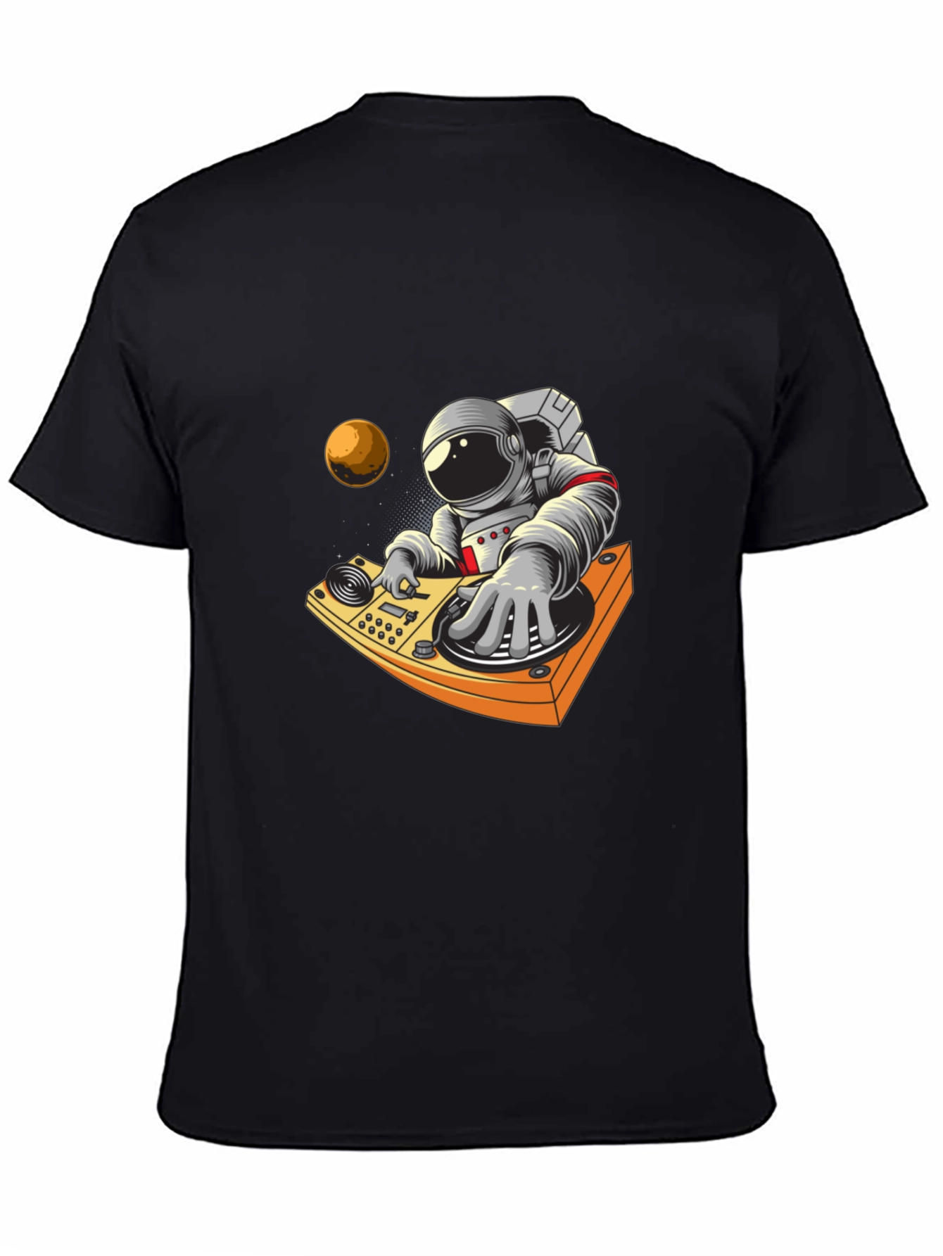 Astronaut DJ Graphic Tee - Space Music Vibes