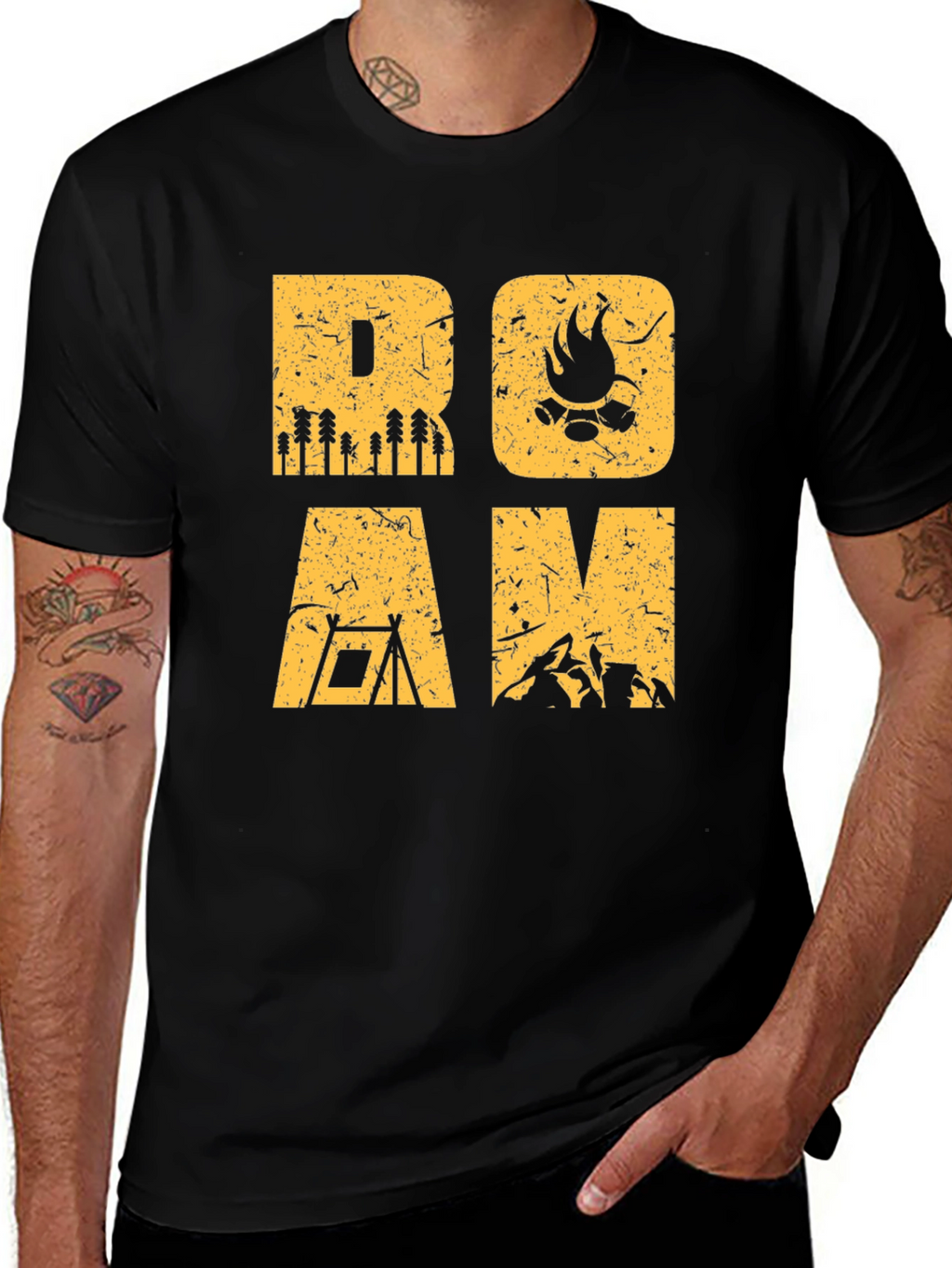 Roam Graphic Tee - Adventure Awaits!