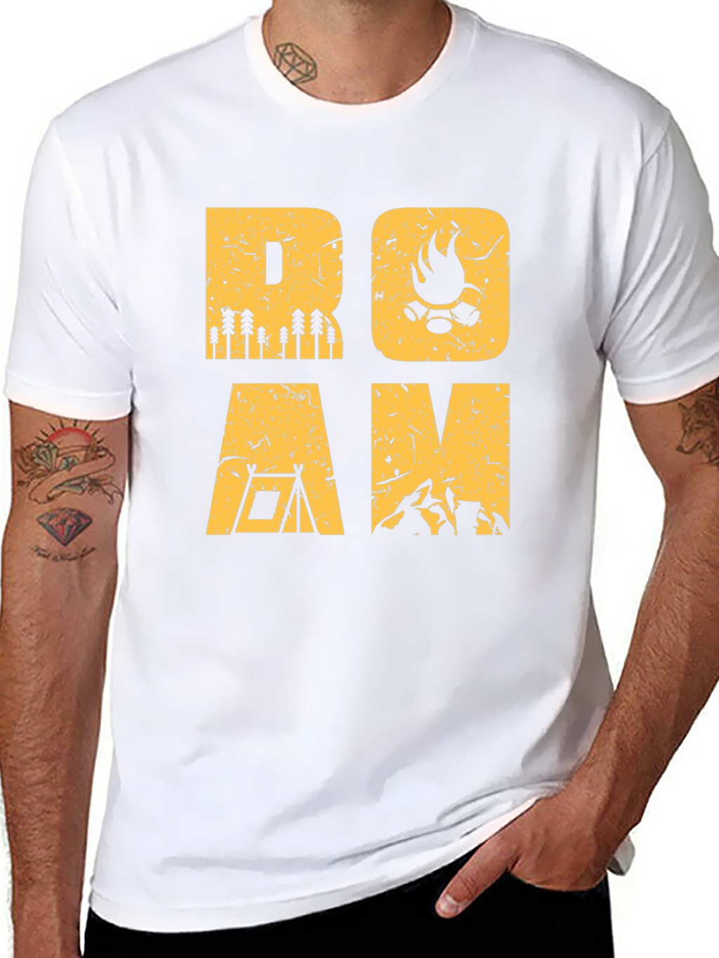 Roam Graphic Tee - Adventure Awaits!