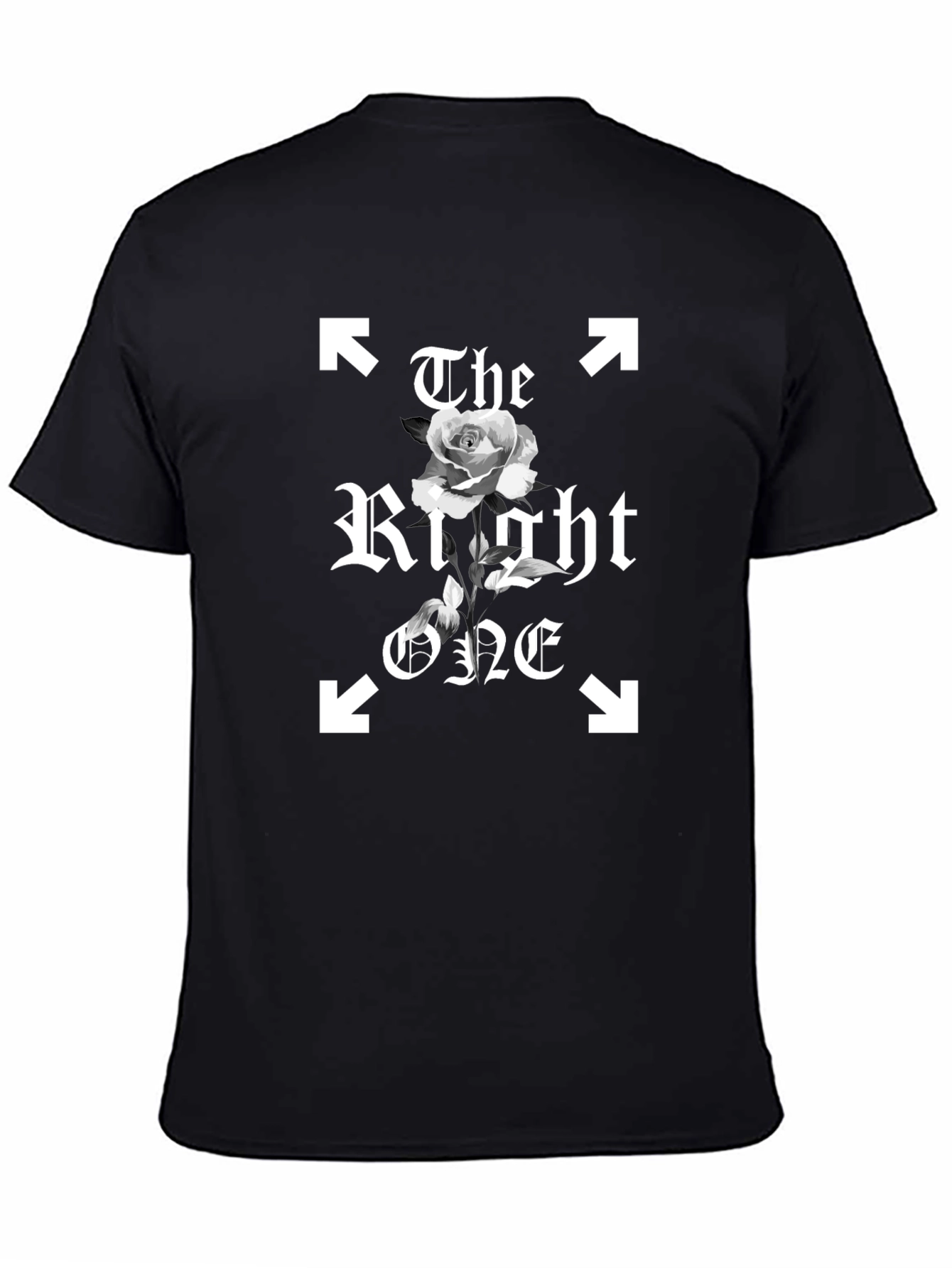 The Right One T-Shirt - Black Graphic Tee