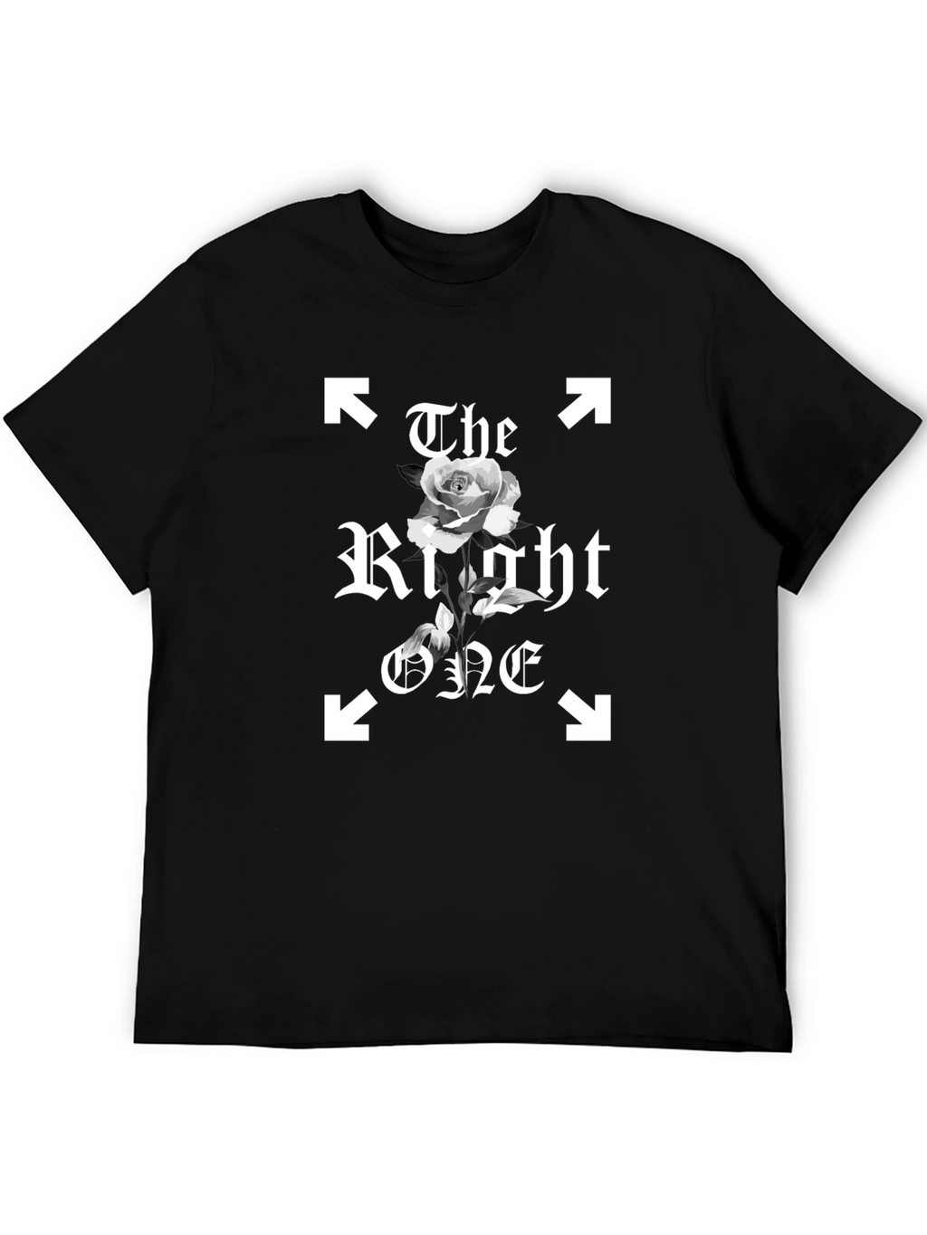 The Right One T-Shirt - Black Graphic Tee