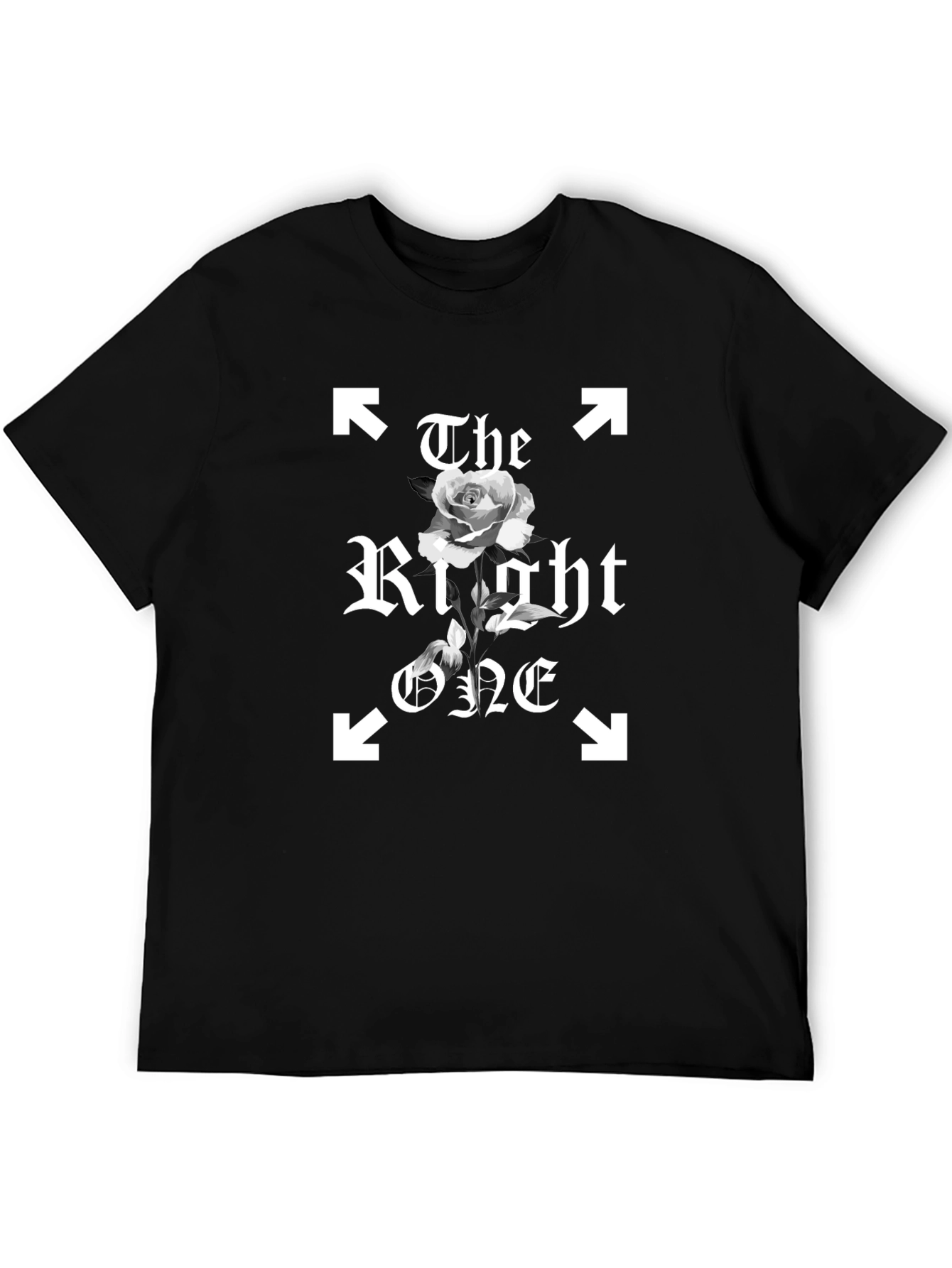 The Right One T-Shirt - Black Graphic Tee