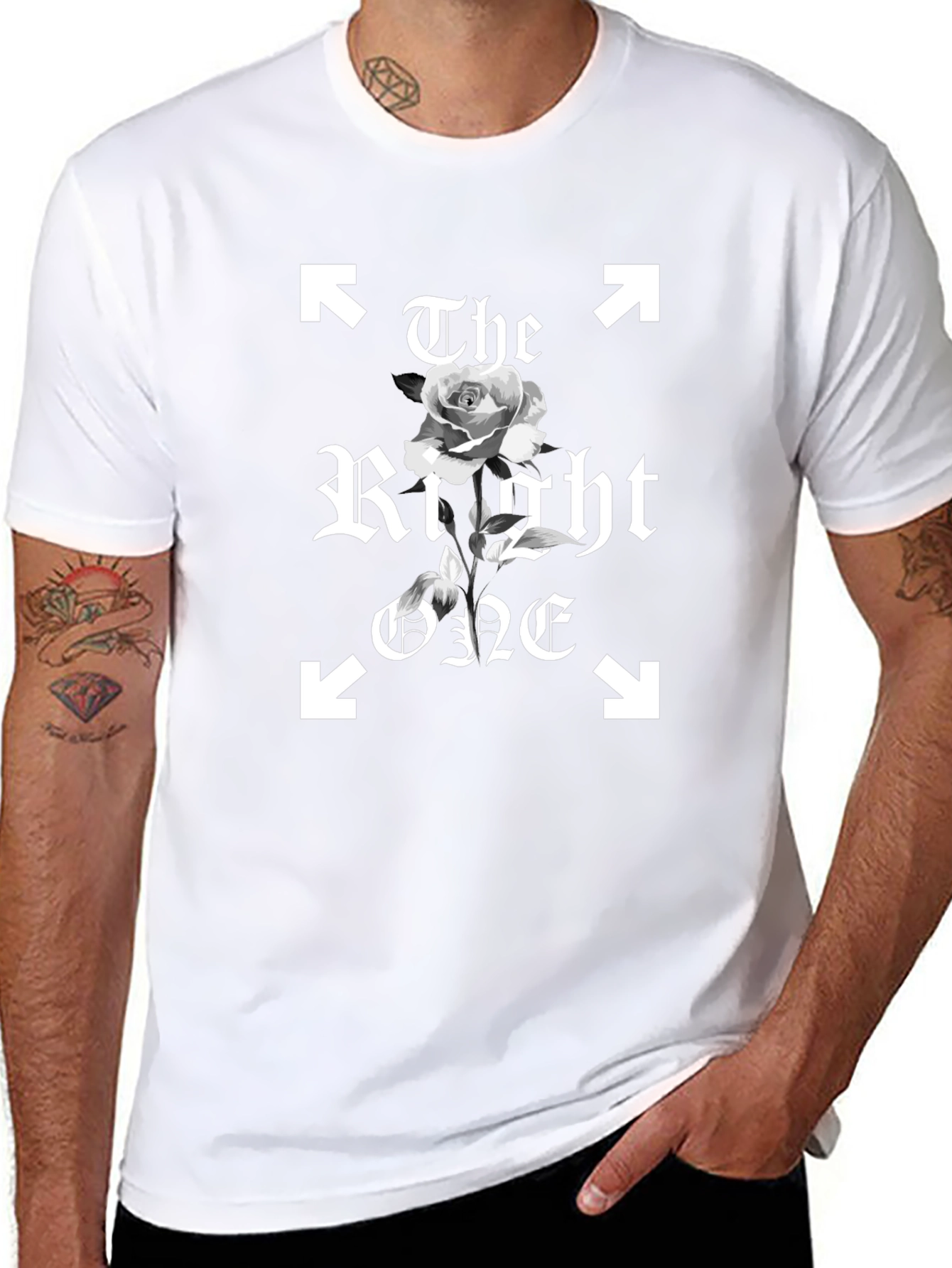 The Right One T-Shirt - Black Graphic Tee