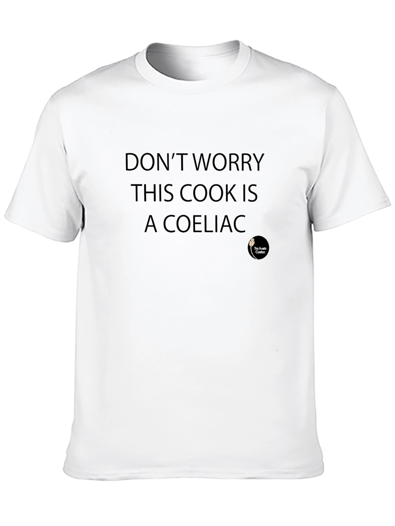 Coeliac Cook T-Shirt - Black