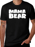 Mama Bear T-Shirt - Black Graphic Tee