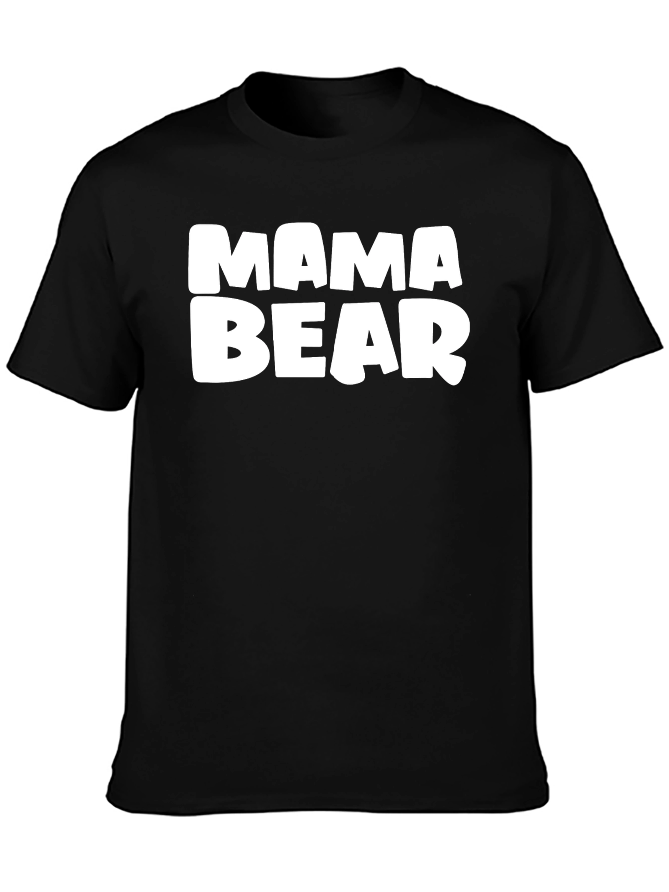 Mama Bear T-Shirt - Black Graphic Tee