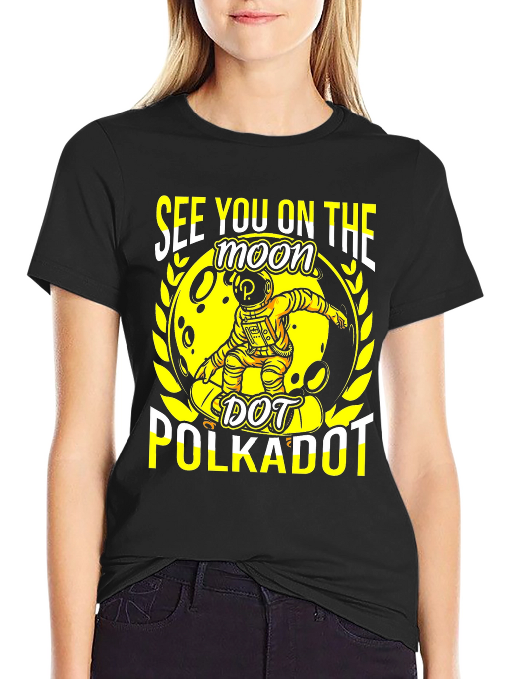 See You On The Moon Polkadot T-Shirt