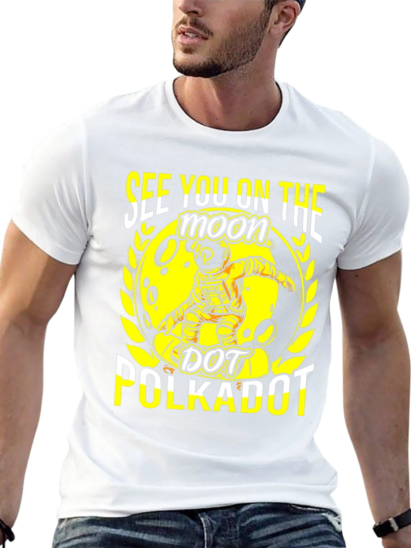 See You On The Moon Polkadot T-Shirt