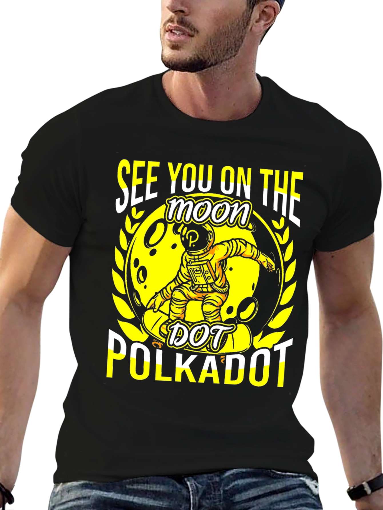 See You On The Moon Polkadot T-Shirt
