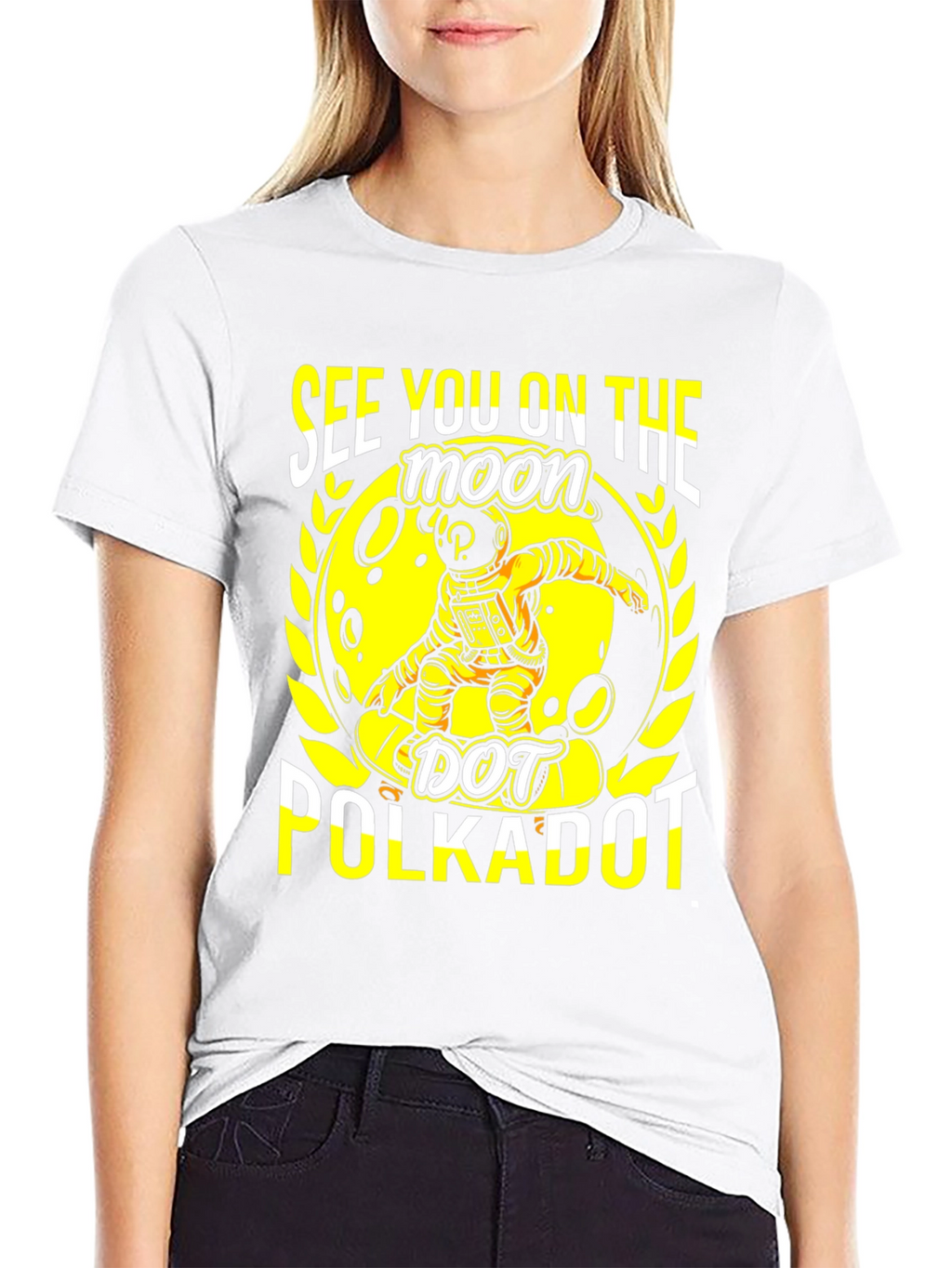 See You On The Moon Polkadot T-Shirt