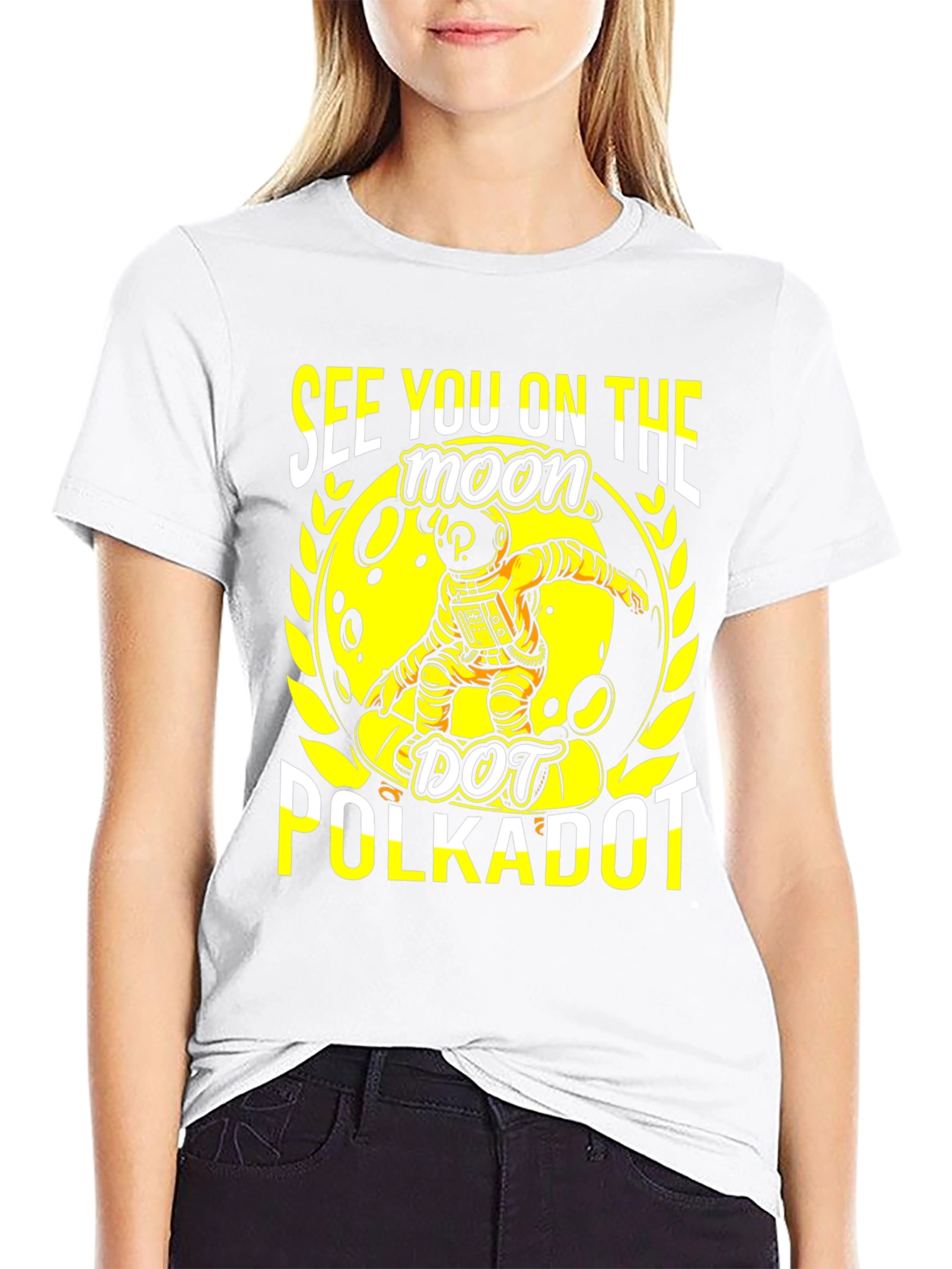 See You On The Moon Polkadot T-Shirt