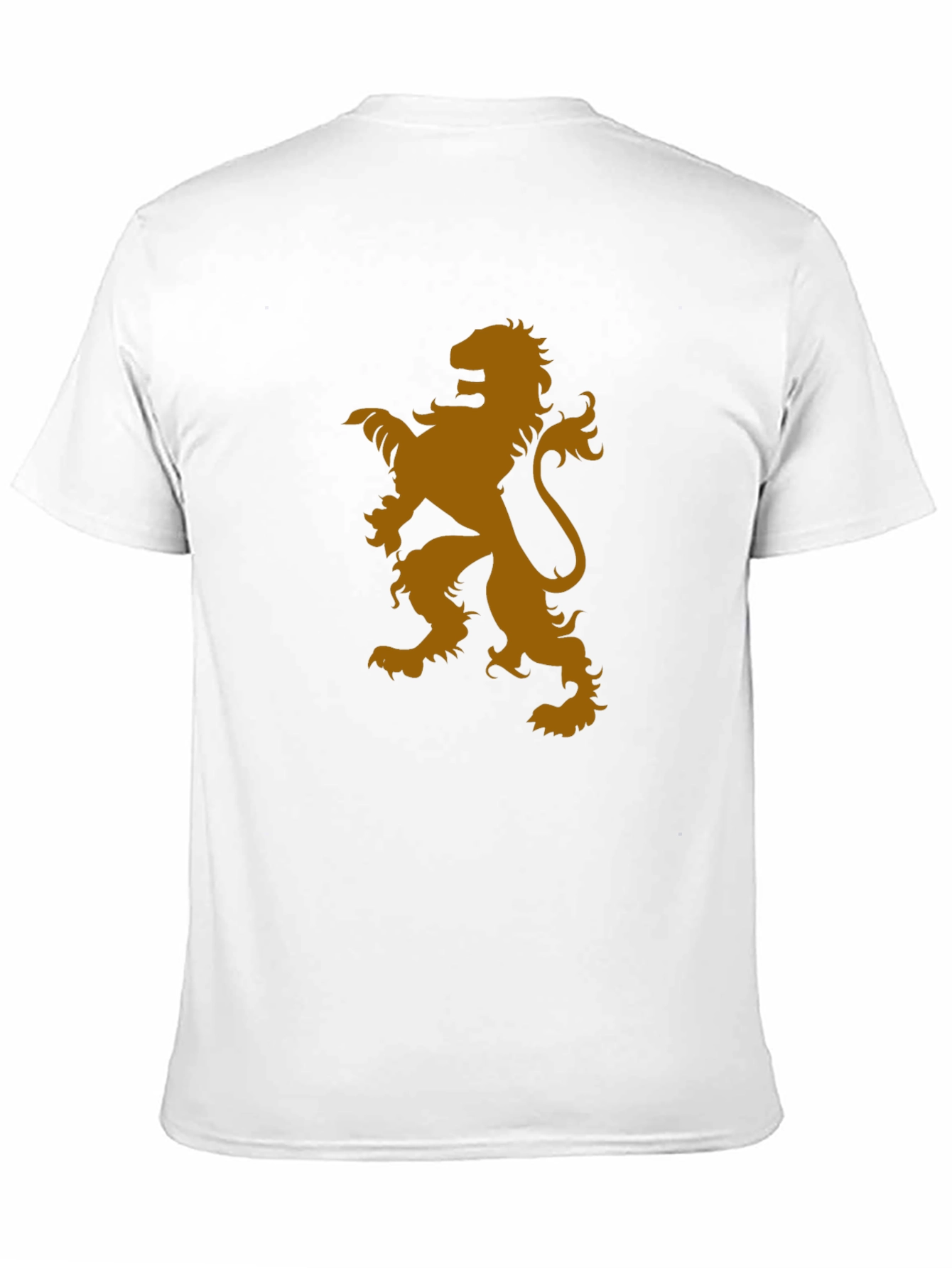 Lion Rampant Graphic Tee - Stylish Mens Black T-Shirt