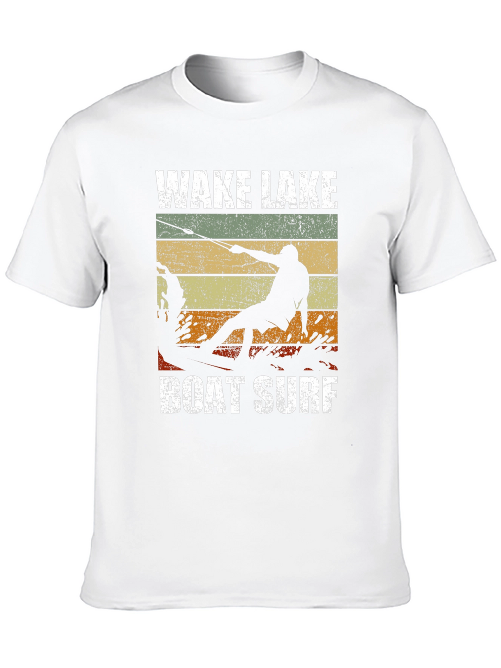 Wake Lake Boat Surf T-Shirt Graphic Tee