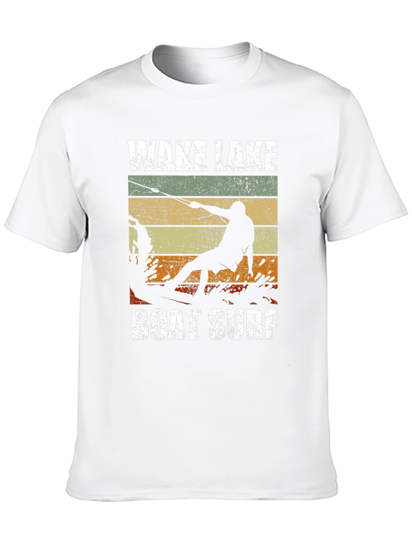 Wake Lake Boat Surf T-Shirt Graphic Tee