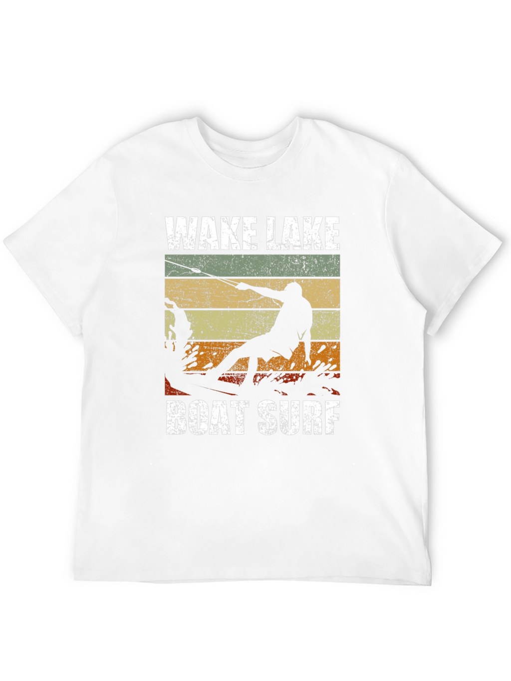 Wake Lake Boat Surf T-Shirt Graphic Tee