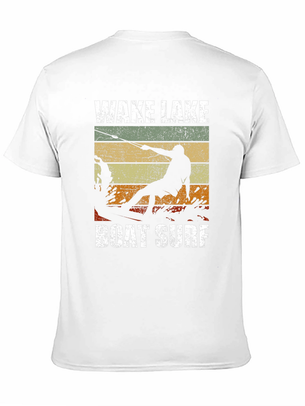 Wake Lake Boat Surf T-Shirt Graphic Tee