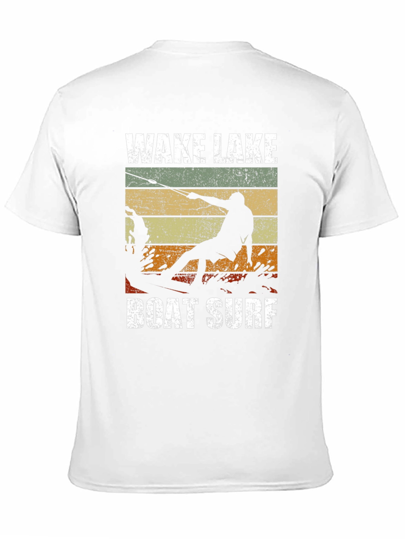 Wake Lake Boat Surf T-Shirt Graphic Tee