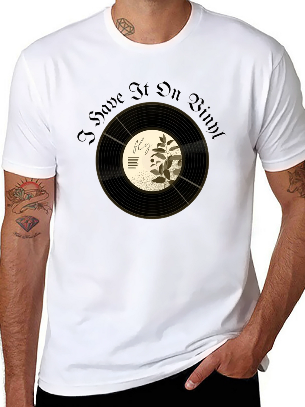 I Have It On Vinyl Graphic T-Shirt