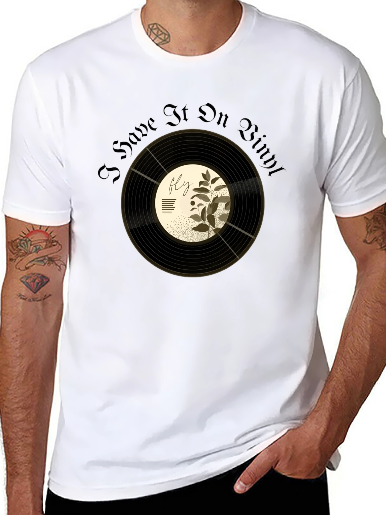 I Have It On Vinyl Graphic T-Shirt