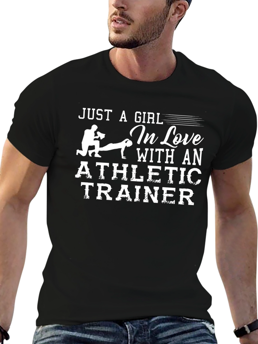Athletic Trainer Graphic Tee - Just a Girl