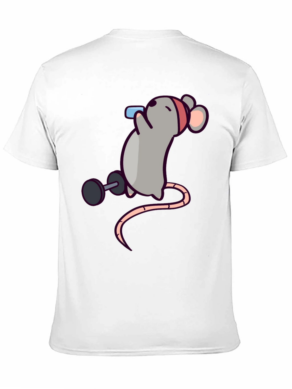 Workout Mouse Graphic T-Shirt
