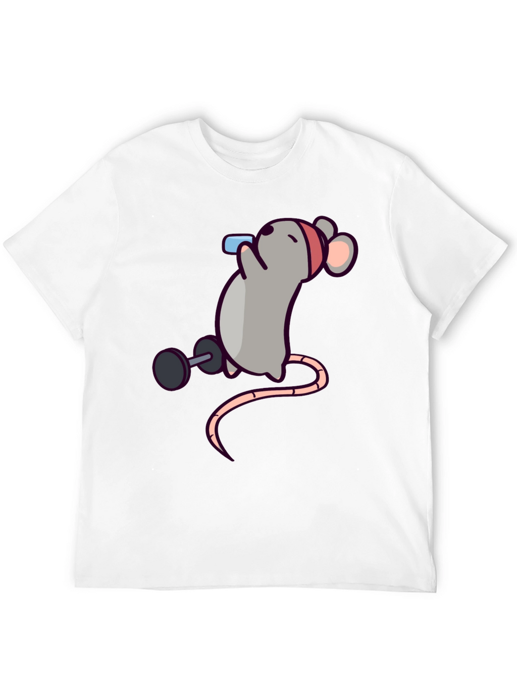 Workout Mouse Graphic T-Shirt