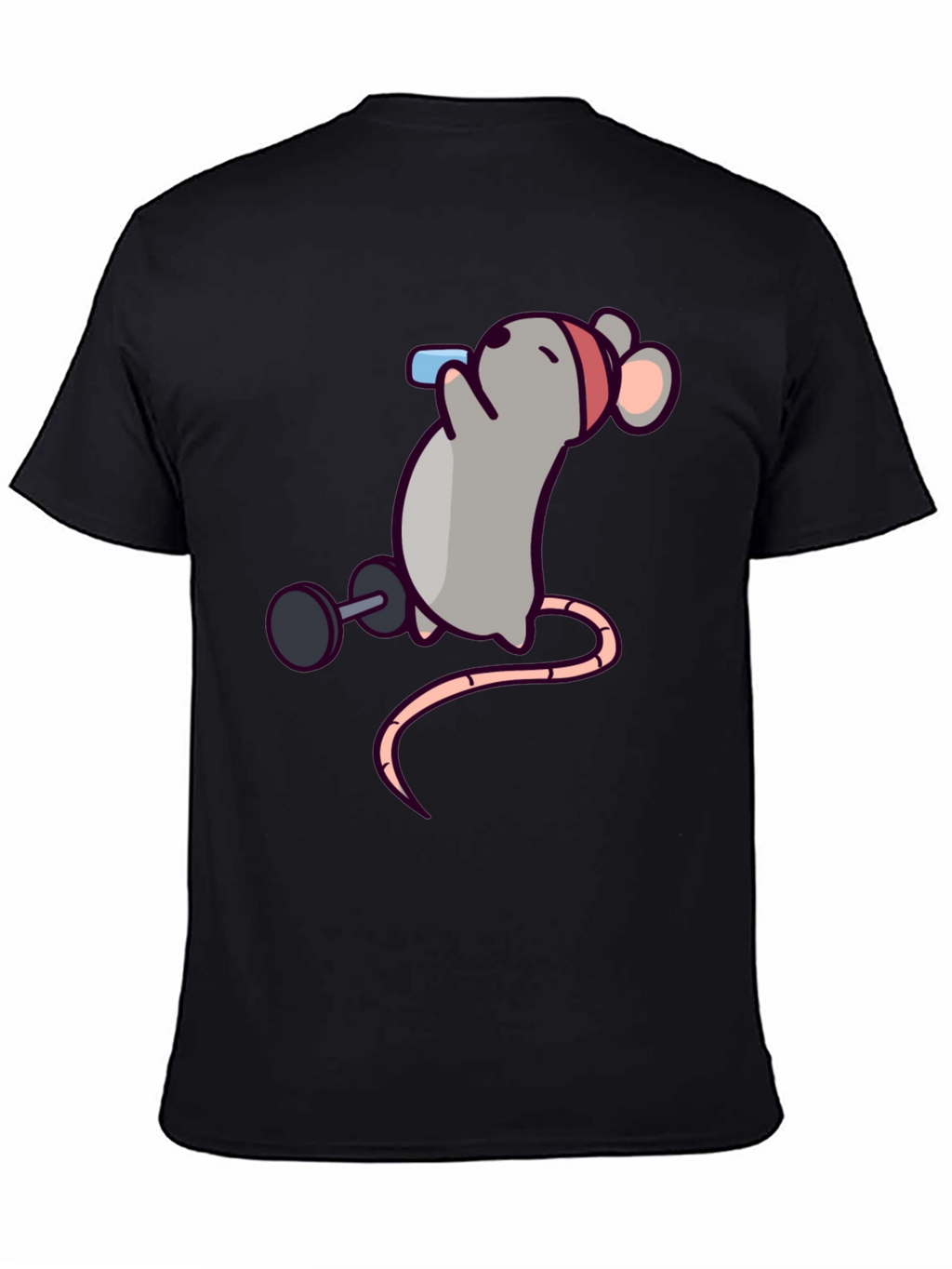 Workout Mouse Graphic T-Shirt