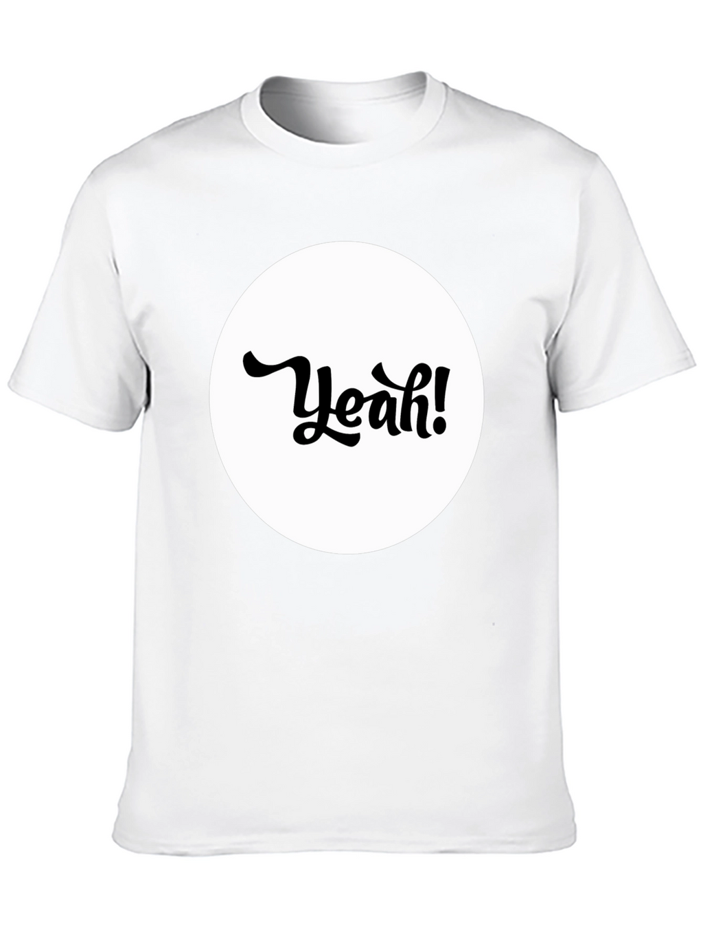 Yeah! Graphic Tee - Black Cotton T-Shirt